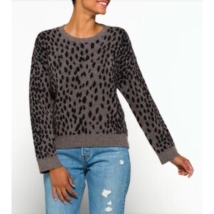 Rails Animal Print Sweater